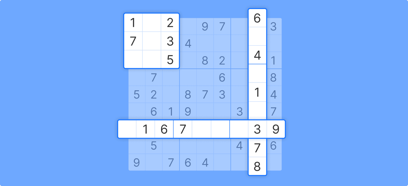 How to play sudoku illustration