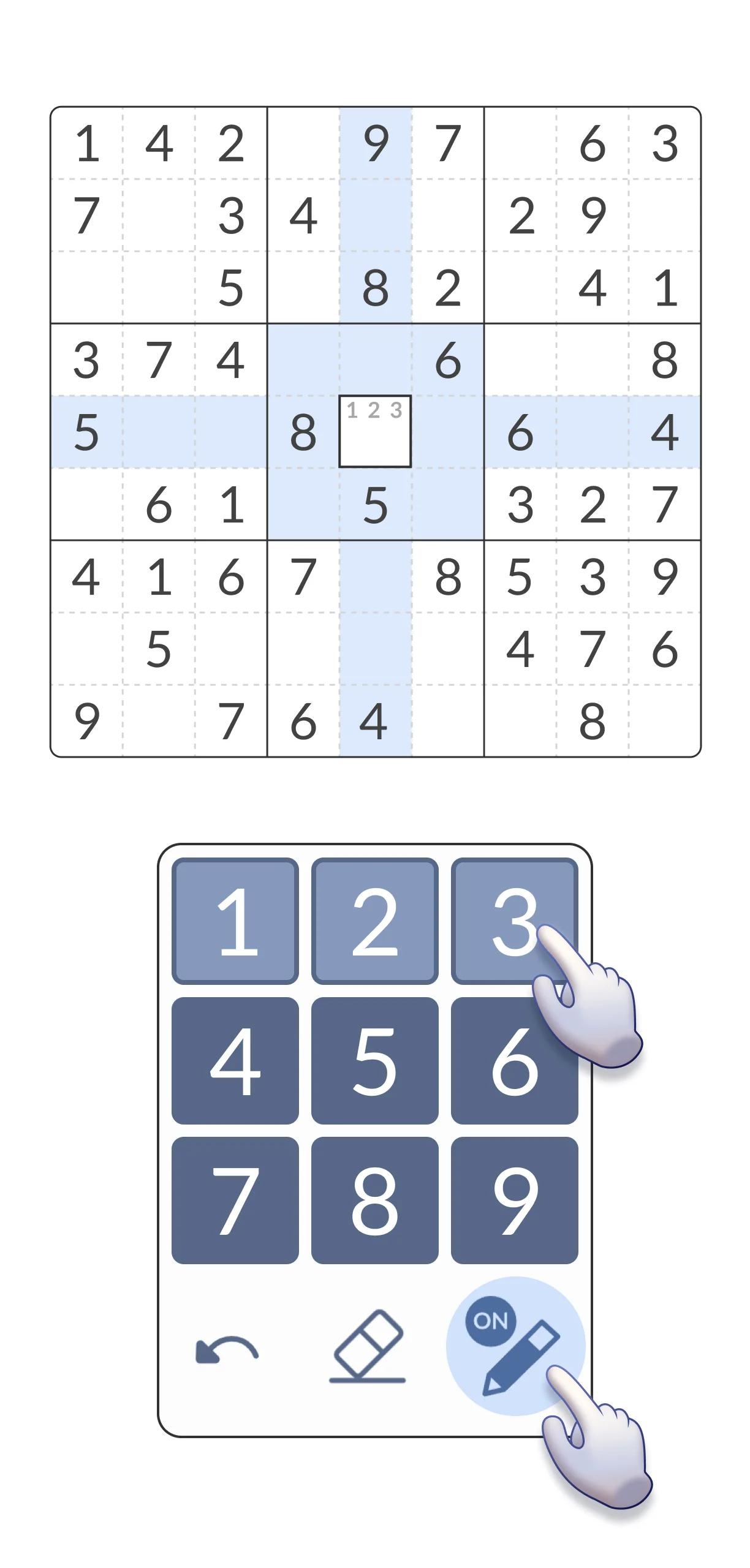 ザ・数独 - 無料の数独パズルゲーム、数独オンライン | 9603