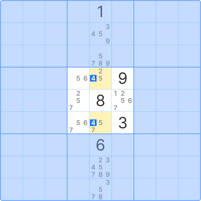 Pointing technique - spot the candidates
